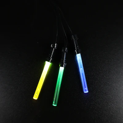 LED Small Lightsaber Bit Light for Star Wars Minifigures (1-in-1 USB Powered)