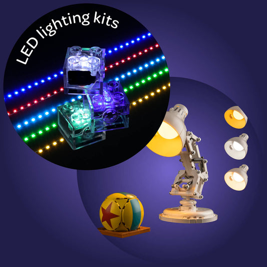 Light Kit For Disney Pixar Luxo Jr. 21357 with Three Lighting Modes