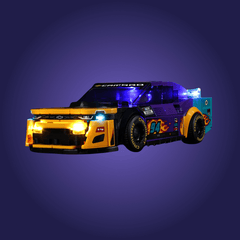 Lego Speed Champion Car with dark blue background