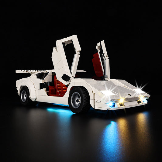 Light Kit For LEGO® Lamborghini Countach 5000 Quattrovalvole 10337