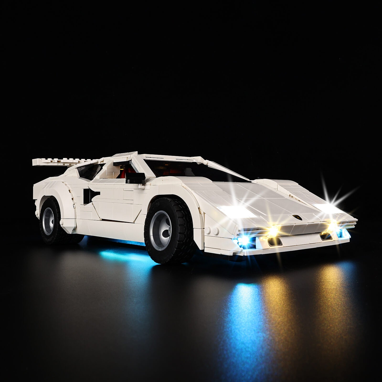 Light Kit For LEGO® Lamborghini Countach 5000 Quattrovalvole 10337