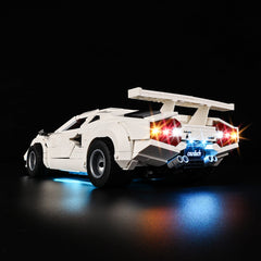 Light Kit For LEGO® Lamborghini Countach 5000 Quattrovalvole 10337