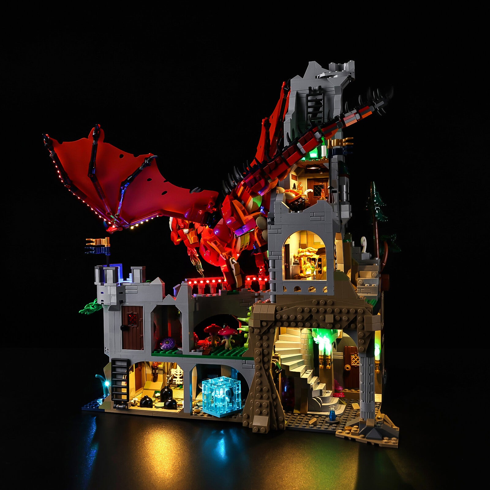 Light Kit For LEGO® Dungeons & Dragons: Red Dragon's Tale 21348