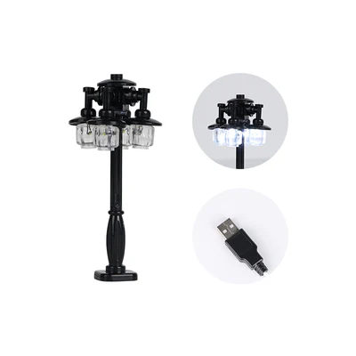 4-Head LED Lamp Post (1-in-1 USB Powered)