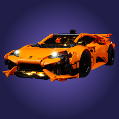 Light Kit For LEGO® Lamborghini Huracán Tecnica Orange 42196