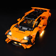 Light Kit For LEGO® Lamborghini Huracán Tecnica Orange 42196