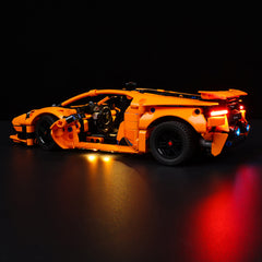 Light Kit For LEGO® Lamborghini Huracán Tecnica Orange 42196