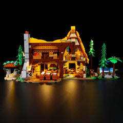 Light Kit For LEGO® Snow White and the Seven Dwarfs' Cottage 43242