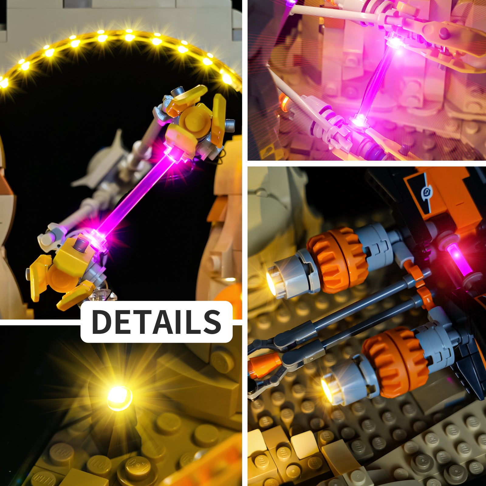 Light Kit For LEGO® Mos Espa Podrace™ Diorama 75380