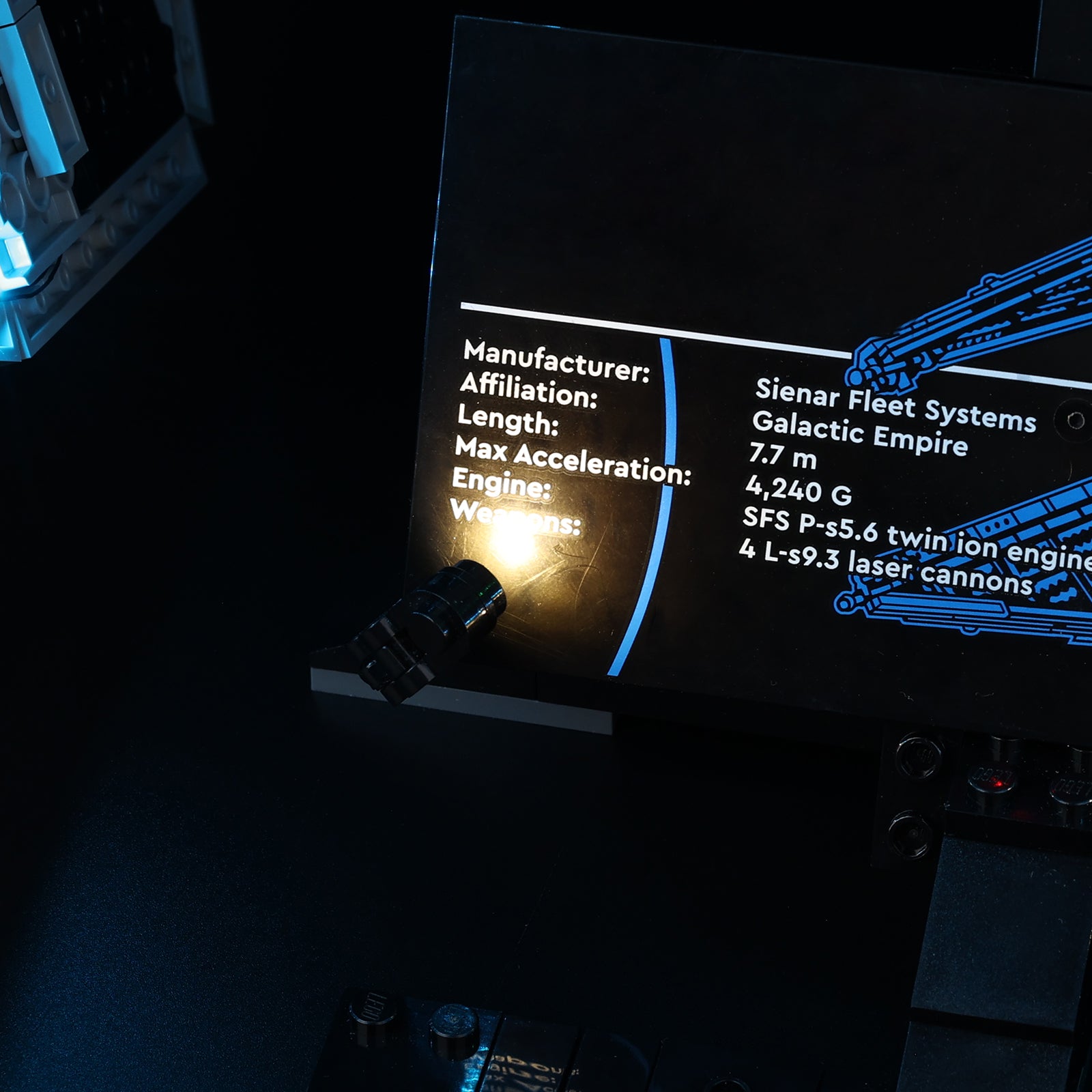 Light Kit For LEGO® TIE Interceptor™ 75382