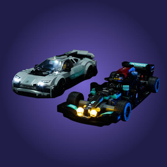 Light Kit For LEGO® Mercedes-AMG F1 W12 E Performance & Mercedes-AMG Project One 76909