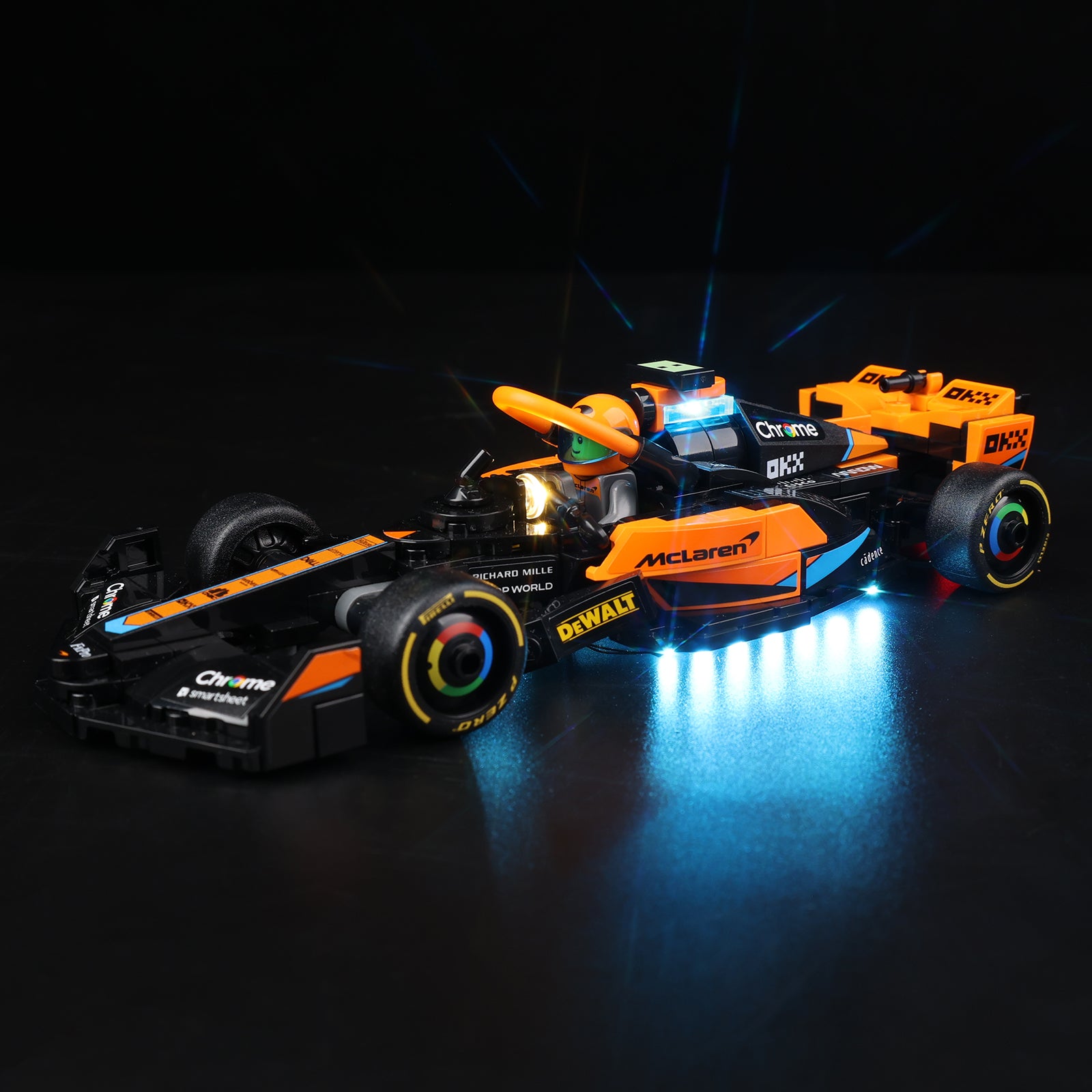 Light Kit For LEGO® 2023 McLaren Formula 1 Race Car 76919