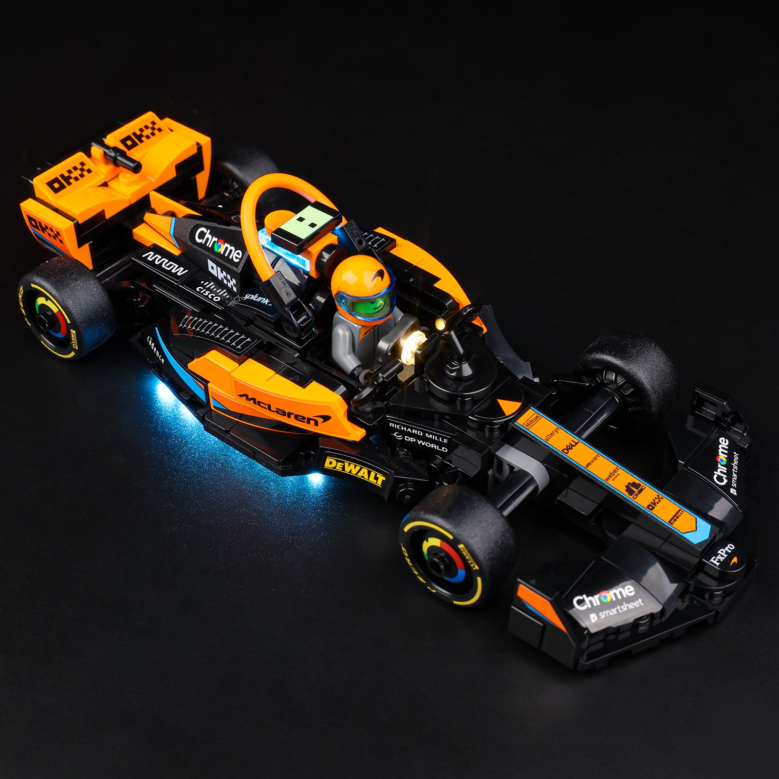 Light Kit For LEGO® 2023 McLaren Formula 1 Race Car 76919