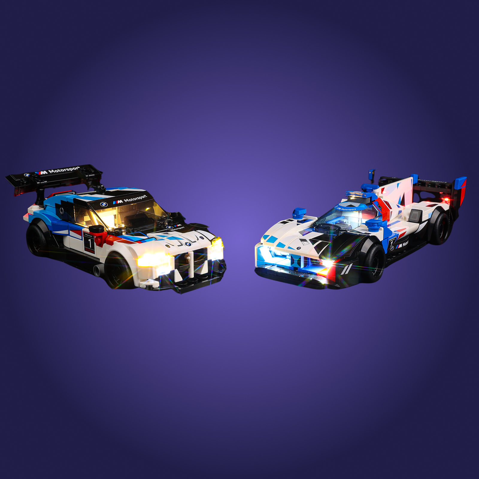 Light Kit For LEGO® BMW M4 GT3 & BMW M Hybrid V8 Race Cars 76922