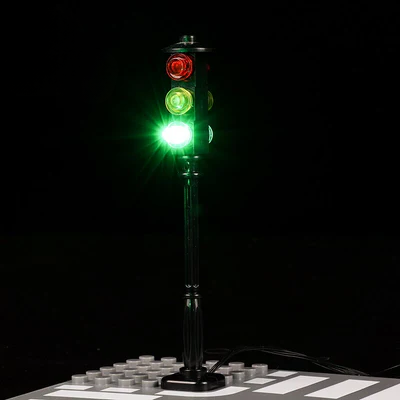 LED Street Traffic Signal Light Set for LEGO® City Series