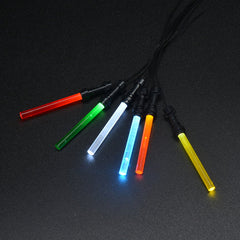 LED Lightsaber Bit Lights for Star Wars Minifigures (6-in-1 USB Powered)