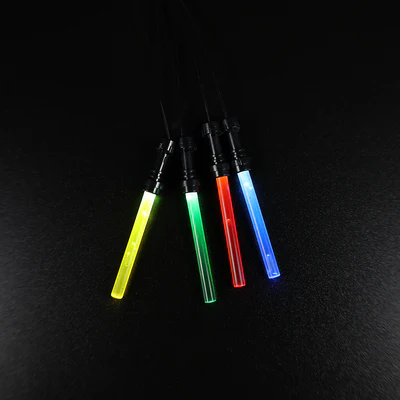 LED Small Lightsaber Bit Light for Star Wars Minifigures (1-in-1 USB Powered)