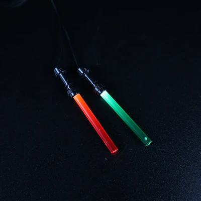LED Small Lightsaber Bit Light for Star Wars Minifigures (1-in-1 USB Powered)