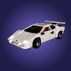 Light Kit For LEGO® Lamborghini Countach 5000 Quattrovalvole 10337