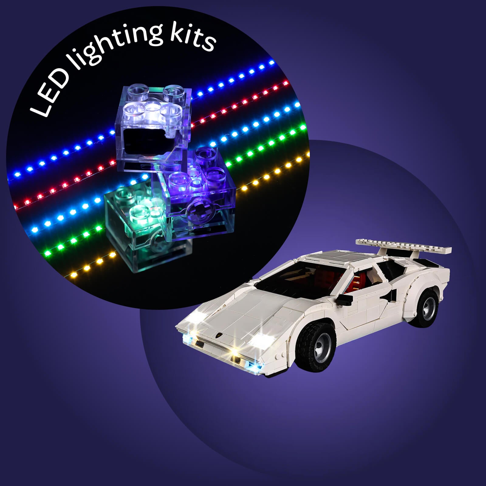 Light Kit For Lamborghini Countach 5000 Quattrovalvole 10337