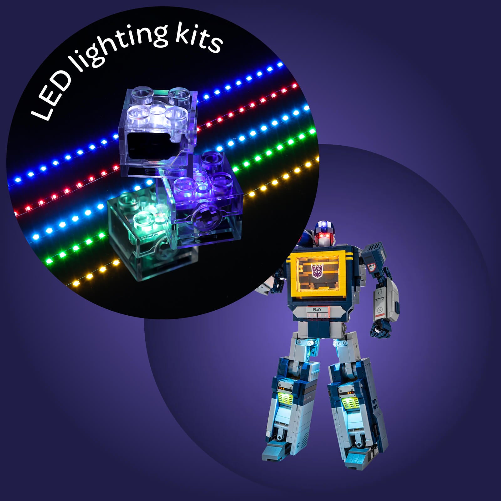 Light Kit For Transformers: Soundwave 10358
