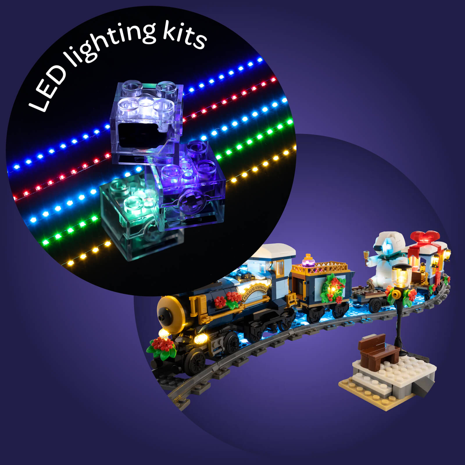 Light Kit For Holiday Express Train 10361