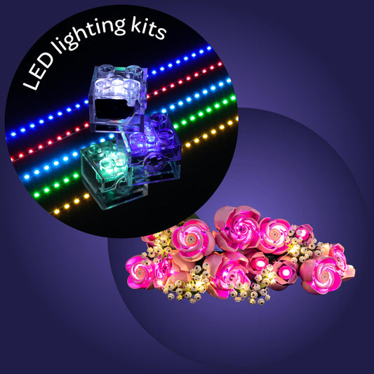 Light Kit For Bouquet of Pink Roses 10374