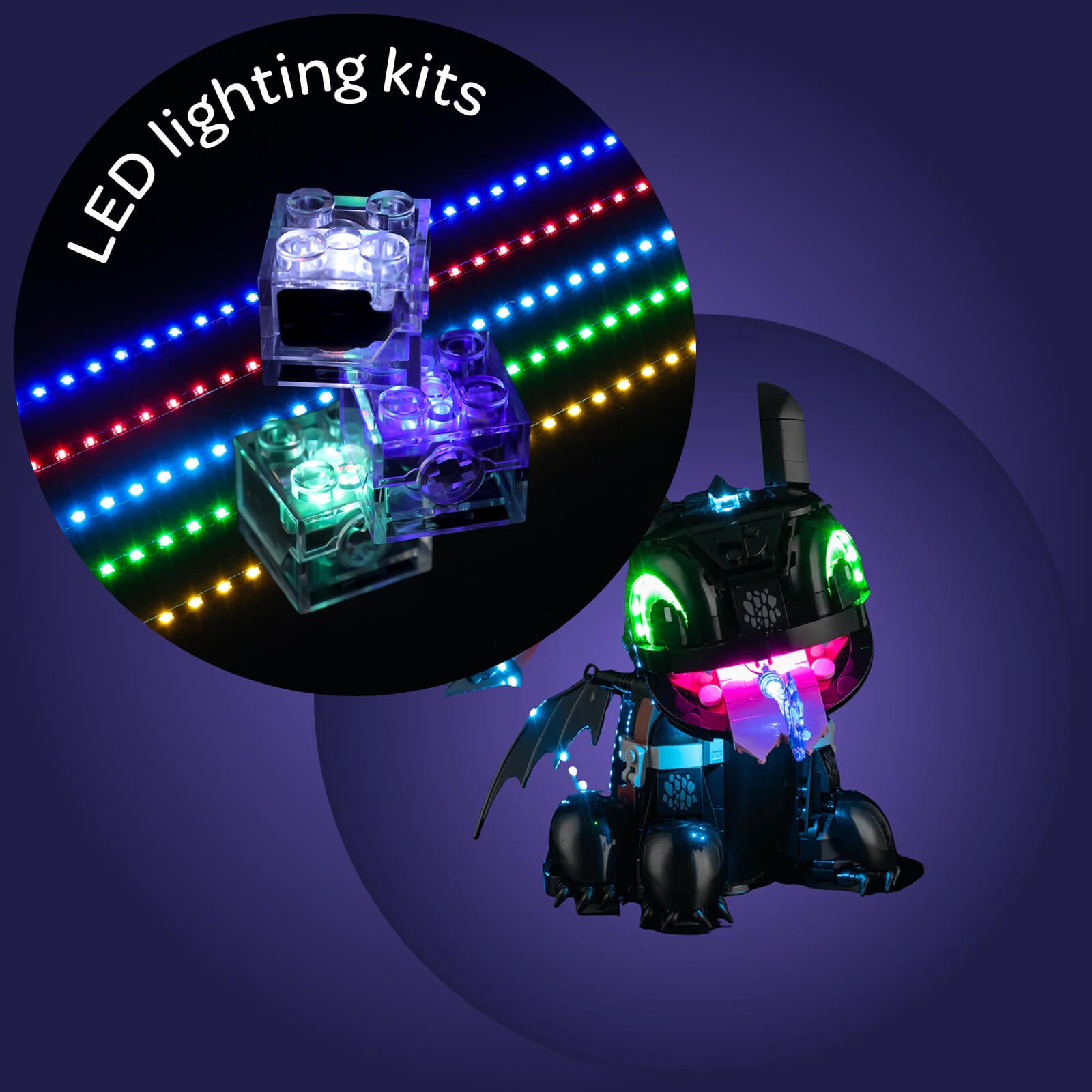 Light Kit For How to Train Your Dragon: Toothless 10375