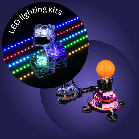 Light Kit For Planet Earth and Moon in Orbit 42179