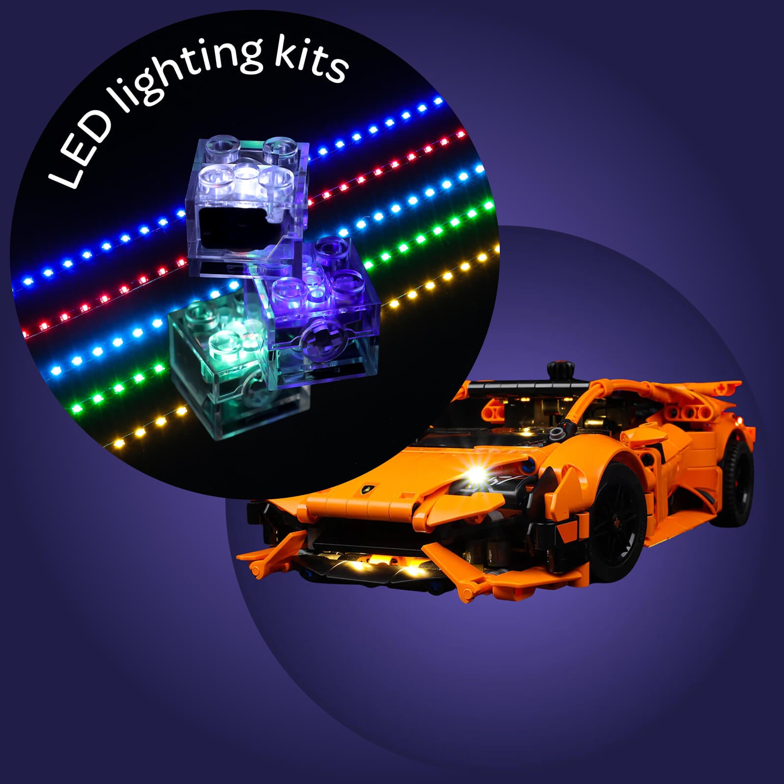 Light Kit For Lamborghini Huracán Tecnica Orange 42196