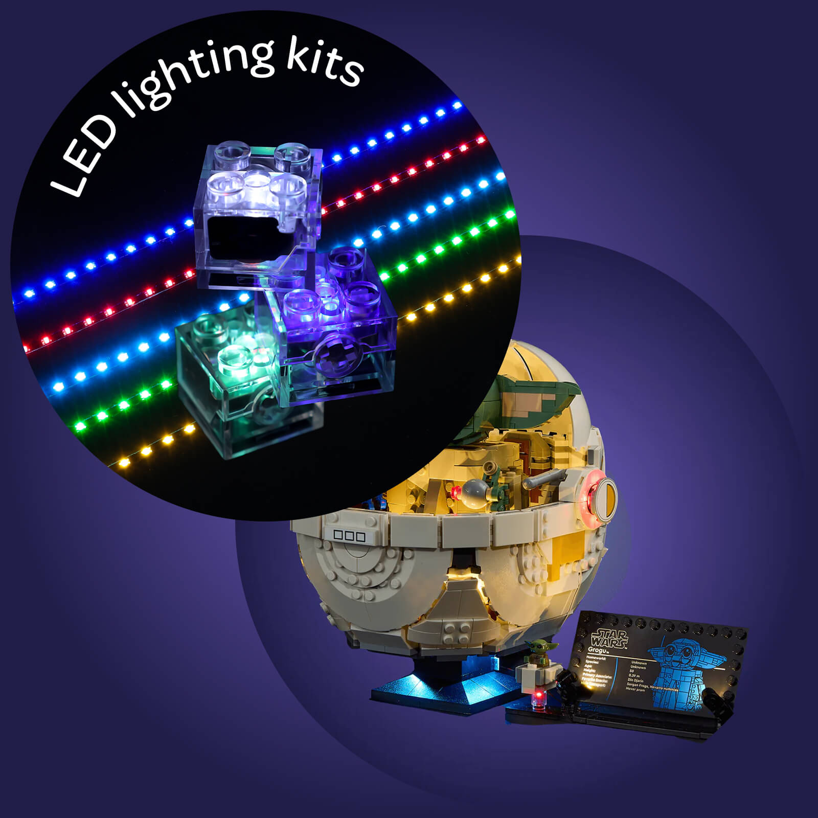 Light Kit For Grogu™ with Hover Pram 75403