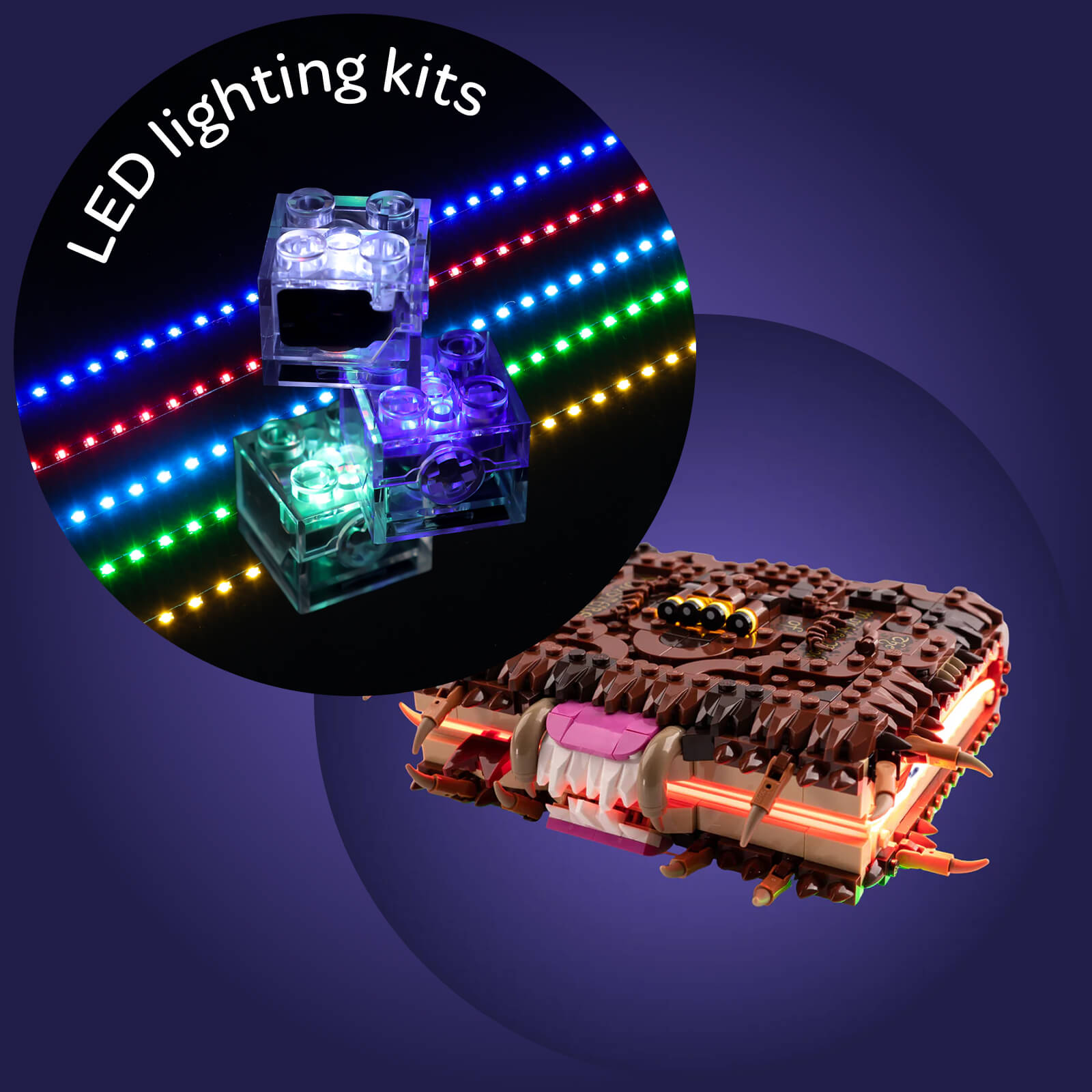 Light Kit For Chomping Monster Book of Monsters 76449