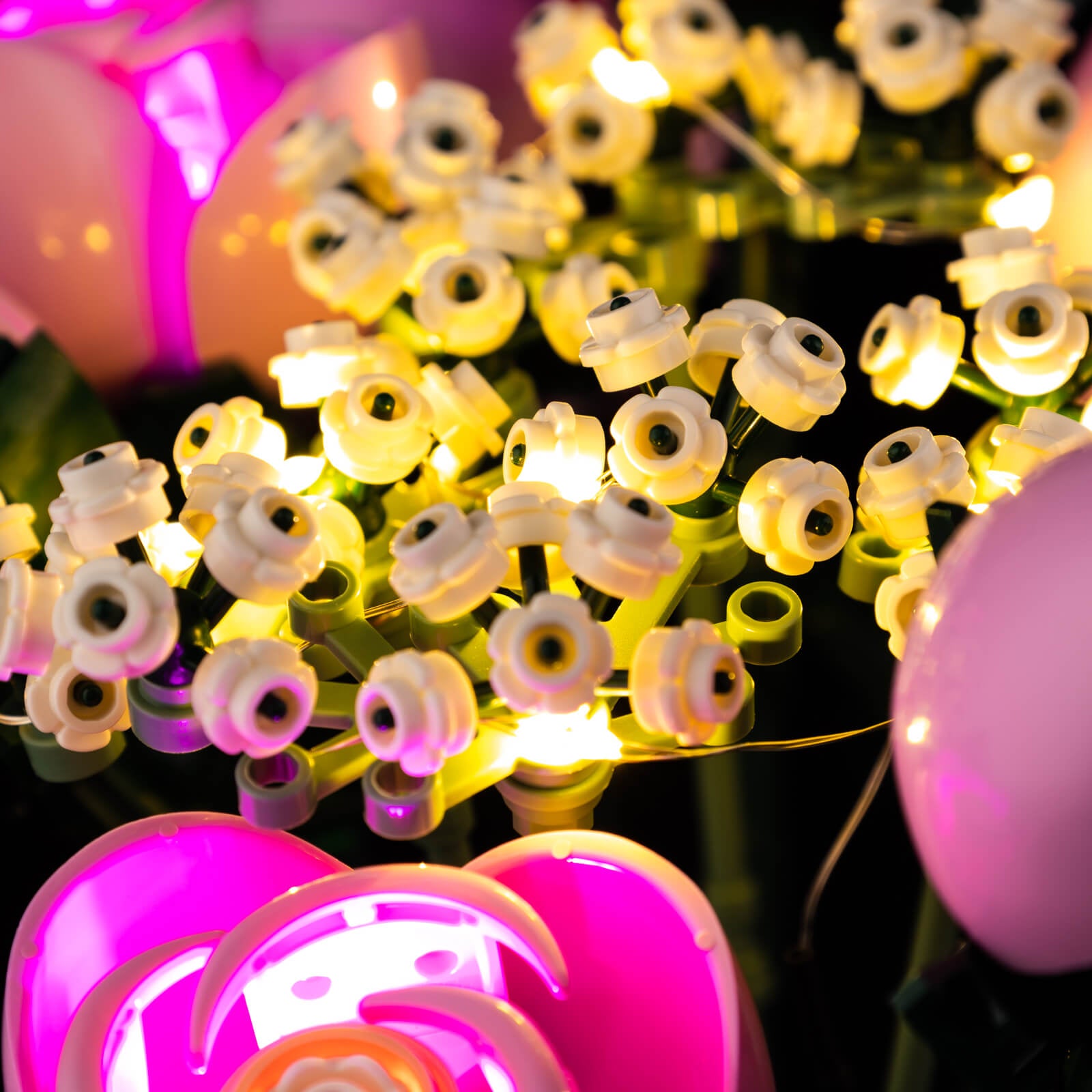 Light Kit For LEGO® Bouquet of Pink Roses 10374