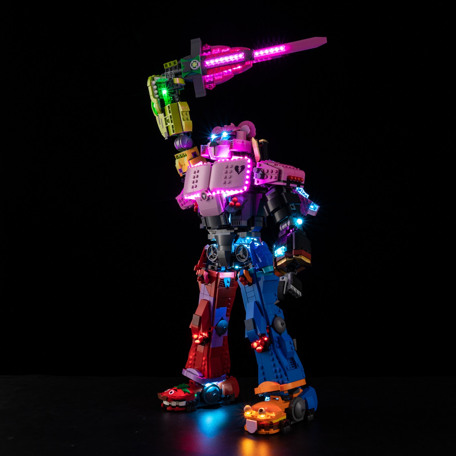 Light Kit For LEGO® Mecha Team Leader 77078