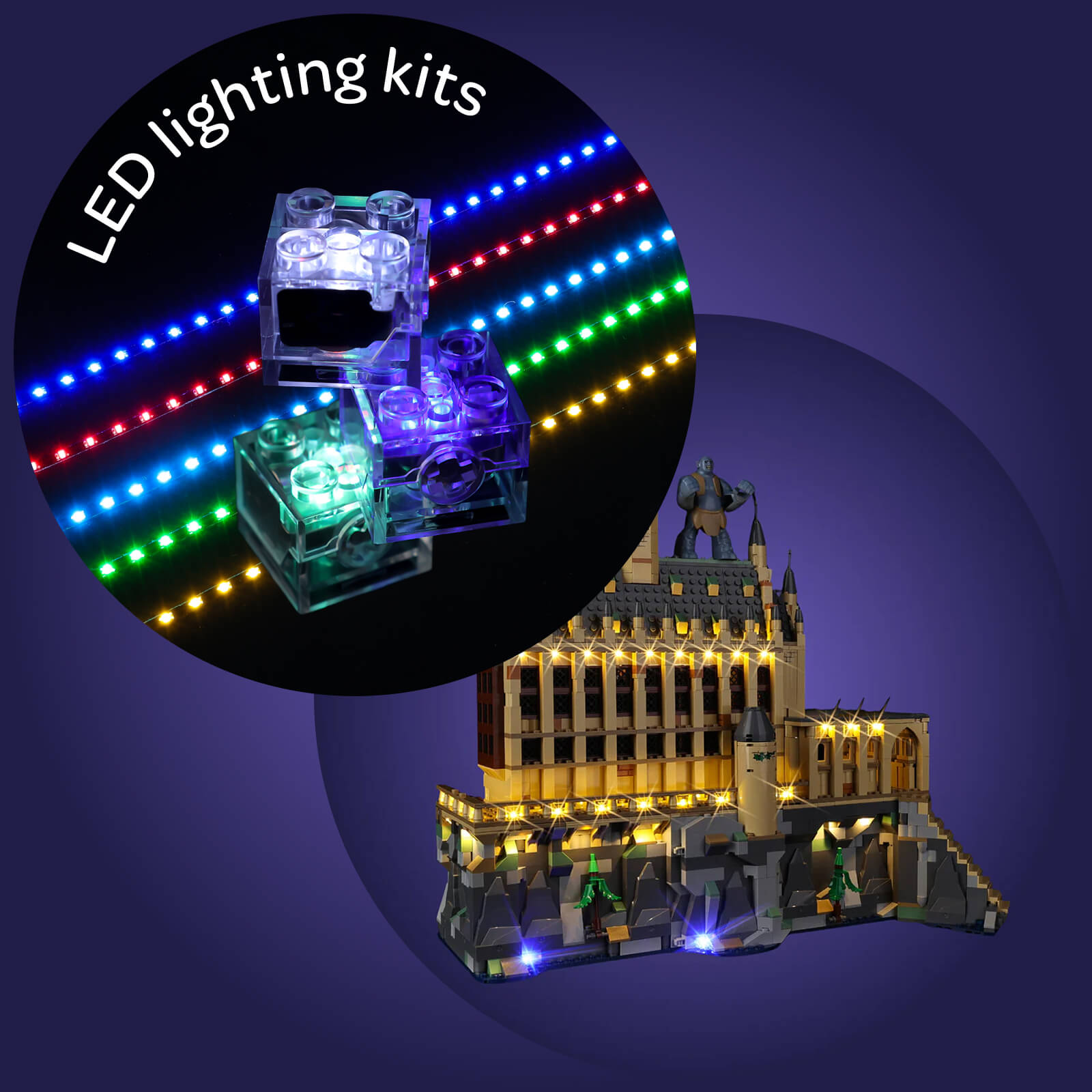 Light Kit For Hogwarts™ Castle: The Great Hall 76435