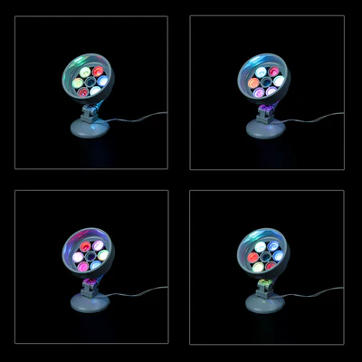 Round LED Spotlights – 2-Pack