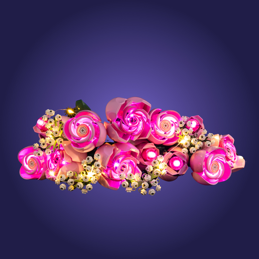 Light Kit For LEGO® Bouquet of Pink Roses 10374